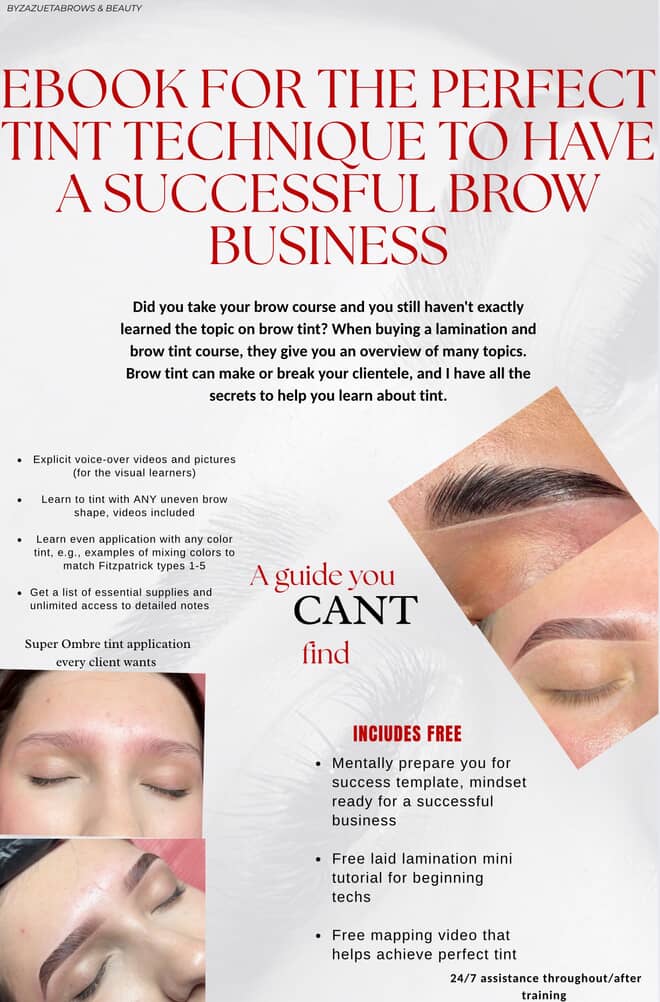 Ebook For the perfect tint technique!