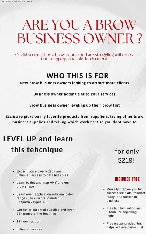 Ebook For the perfect tint technique!